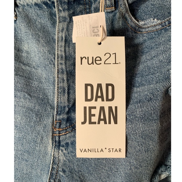 Rue 21 High Rise, Straight Leg, dad jeans size 9 - Picture 2 of 4